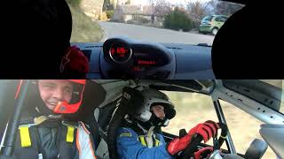 RALLYE VAISON 2023  ES2 FONTAUBE  CARROL Louis amp BENEDETTO Tom Twingo R1 [upl. by Kobylak]