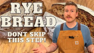 DO NOT Skip This Step When Making Rye Bread [upl. by Iram]