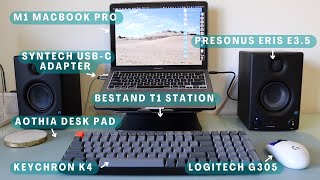 M1 Macbook Pro Desk Setup without a Monitor Docking Station or Hub Adapter [upl. by Notxap]