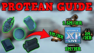 The BEST Way to Use ALL Protean Items for BIG EXP Gains On Double EXP Easy amp AFK  RS3 [upl. by Noivert]