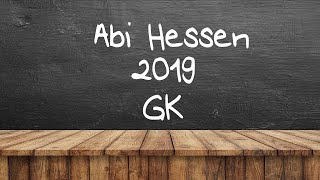 GK C2 23  Lösung MatheAbi Hessen 2019 [upl. by Alexandre]