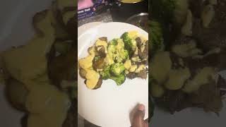 Easy Ribeye Steak Bites with Garlic Potatoes amp Broccoli  Special Homemade Sauce [upl. by Notxam]