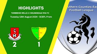 🔴 Tunbridge Wells 21 Holmesdale 1956 FC 🔵  Match Highlights [upl. by Imit448]