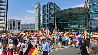 AfD Großdemo am Berliner Hbf [upl. by Sprage]