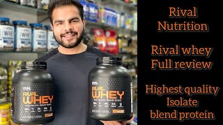 Rival Whey  Full Review  Made In USA  Order Today [upl. by Allebram]