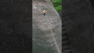 80 degree stairs at military fortress in Pojun Village Guangdong Province China [upl. by Hun791]