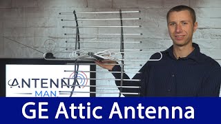 GE Long Range Attic Mount TV Antenna Review [upl. by Nahaj]