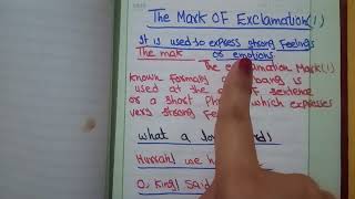 EXCLAMATION MARK  English grammar  How to use punctuation correctly Education For Everyone [upl. by Prader]