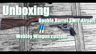 📦 Unboxing Double Farsan  Webley  SWIT Airsoft [upl. by Gibbon]