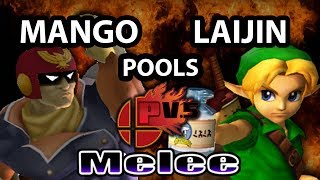 Pound V5  Mango Captain Falcon Vs Laijin Young Link  Pools [upl. by Lahpos355]