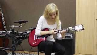 J S Bach  Prelude no 2 in C Minor guitar tapping cover [upl. by Leena687]