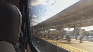 Passing Potters Bar on an LNER 225 201124 [upl. by Lemmuela]