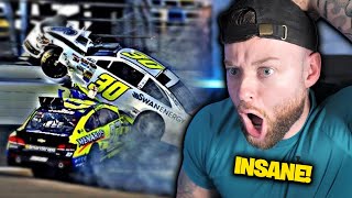 Reacting to the WORST NASCAR Crashes at Daytona 💥 [upl. by Gnaw]