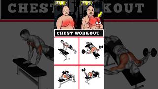 Chest workout with dumbbells 💪🏻shorts fitness viral [upl. by Silvano]