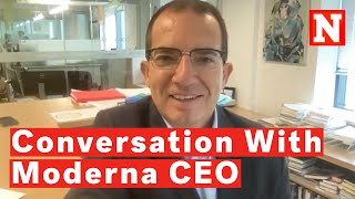 Moderna CEO Stéphane Bancel In Conversation With Newsweek CEO Dev Pragad [upl. by Eenot]