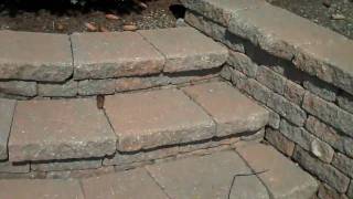 Patio and paver step examples w Chris Orser Landscaping [upl. by Ylera170]