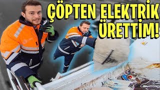 1 Günlüğüne Temizlik Görevlisi Oldum Çöpten Elektrik Üretmek AlperStajda [upl. by Birgitta]