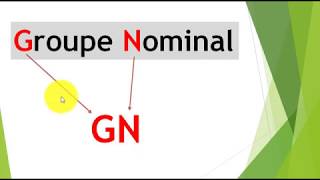 grammaire 19  le groupe nominal المجموعة الإسمية [upl. by Aneret482]