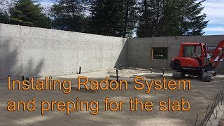 The prep before the slab and Radon System [upl. by Meer]