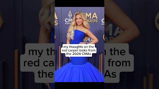 Thoughts on the red carpet looks from the 2024 CMAs [upl. by Nnylarej]