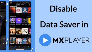 How to Disable Data Saver in MX Player App [upl. by Nahbois]