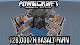 128000h Basalt Farm Showcase Minecraft Bedrock 116 Nether Update Beta [upl. by Dene577]