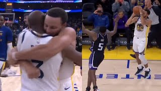 STEPH CURRY INSANE GAME WINNER SHOCKS KINGS IN PRESEASON THEN HIT THE CELEBRATION IMAO CLUTCH [upl. by Nosretep660]