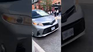 Massive lineup outside Hailey Bieber’s Rhode Popup in Toronto [upl. by Amsirak]