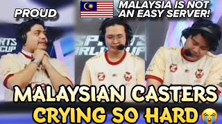 THESE MALAYSIAN CASTERS CANT STOP CRYING FOR SRG WINNING THE MSC 2024 CHAMPIONSHIP 😭 [upl. by Dercy]