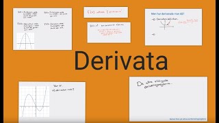 Matematik 3 SAMMANFATTNING AV DERIVATA [upl. by Sehcaep802]