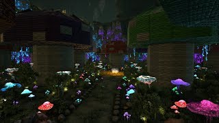 ARK Aberration  Zauberwald Enchanted Forest  Mushroom Village [upl. by Onaicram]