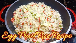 Egg Fried Rice Recipe  Restaurant Style Egg Fried Rice Recipe  Mix Vegetables Rice Recipe [upl. by Lundgren]