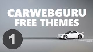 CarWebGuru Free themes quick review  Part 1 [upl. by Aisena18]