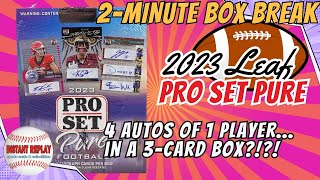 2Minute Box Break  2023 Leaf Pro Set Pure [upl. by Rednaeel]