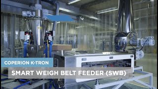 Coperion K Tron Smart Weigh Belt Feeder SWB  Gentle Gravimetric Feeding [upl. by Alyks78]