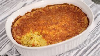 The Ultimate Cream Cheese Corn Casserole using corn muffin mix  Memorial Day side dish ideas [upl. by Lobiv]