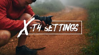 The BEST Fujifilm XT4 Video Settings amp Setup Tips for Professional Footage [upl. by Milena496]