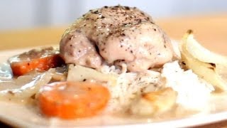 Cream of Mushroom Soup Chicken Thighs  The Hungry Bachelor [upl. by Allenotna]