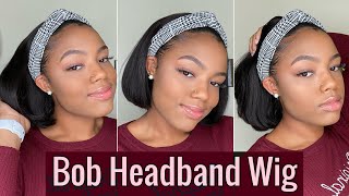 Get Into This Headband Wig🔥 My First Wig [upl. by Akihsay221]