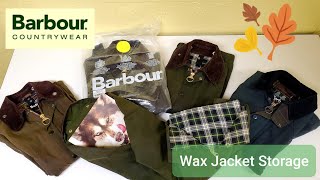 Barbour Wax Jacket Storage [upl. by Cock]