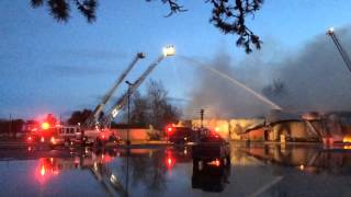 South Albany High School Fire [upl. by Solotsopa]