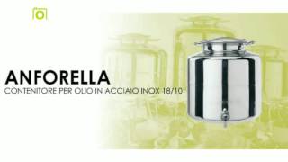 Contenitori per vino e olio in acciaio inox Cordivari su Masterbricocom [upl. by Coleville]