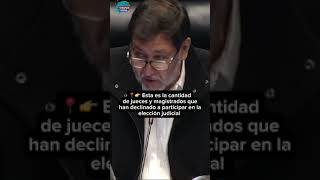 📍👉 Esta es la cantidad de jueces y magistrados que han declinado a participar en elección judicial [upl. by Eliseo114]