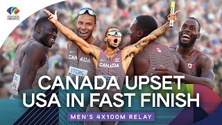 Mens 4x100m Final  World Athletics Championships Oregon 2022 [upl. by Sivart]