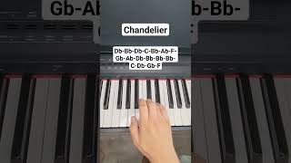 Chandelier  Sia piano tutorial [upl. by Nancey368]