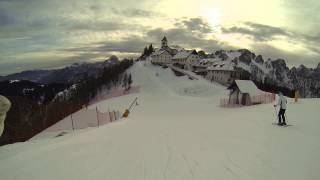 SKI RESORT MONTE LUSSARI  TARVISIO JULIAN ALPS ITALY [upl. by Apurk]