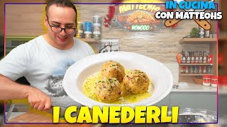 i CANEDERLI alla TIROLESE ¦ IN CUCINA CON MATTEOHS [upl. by Bord]