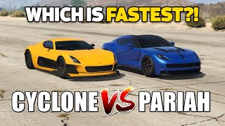 GTA 5 ONLINE  PARIAH VS CYCLONE WHICH IS FASTEST [upl. by Niroht448]