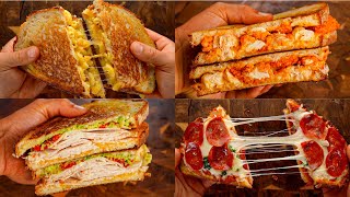 500 Calorie Panini Recipes  4 Easy High Protein Sandwiches [upl. by Coady]