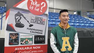 2024 Men of Curling Calendar model announcement Johnson Tao [upl. by Innis]